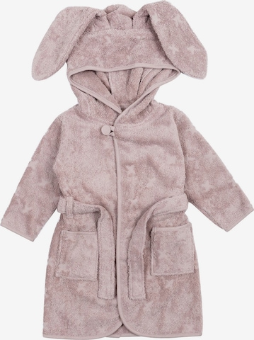 Müsli by GREEN COTTON Bathrobe in Pink: front