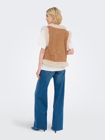 Gilet 'ONLCille' ONLY en marron