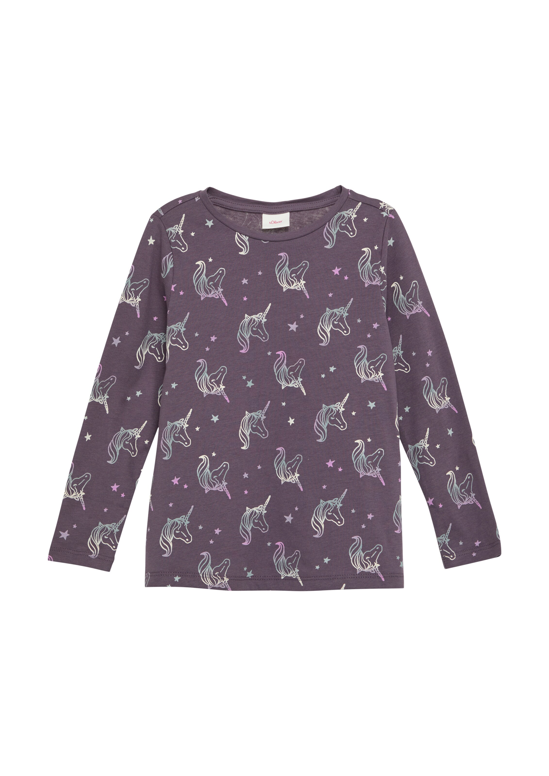 T-Shirt s.Oliver en violet : devant