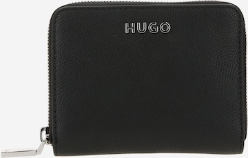 HUGO Wallet 'Chris' in Black: front