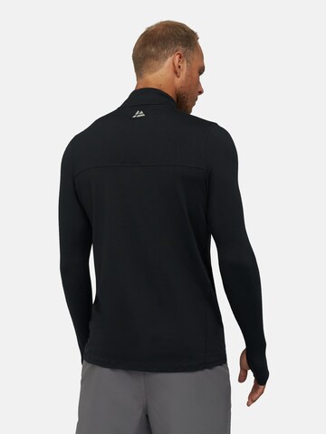 DANISH ENDURANCE Functioneel shirt 'Half Zip' in Zwart
