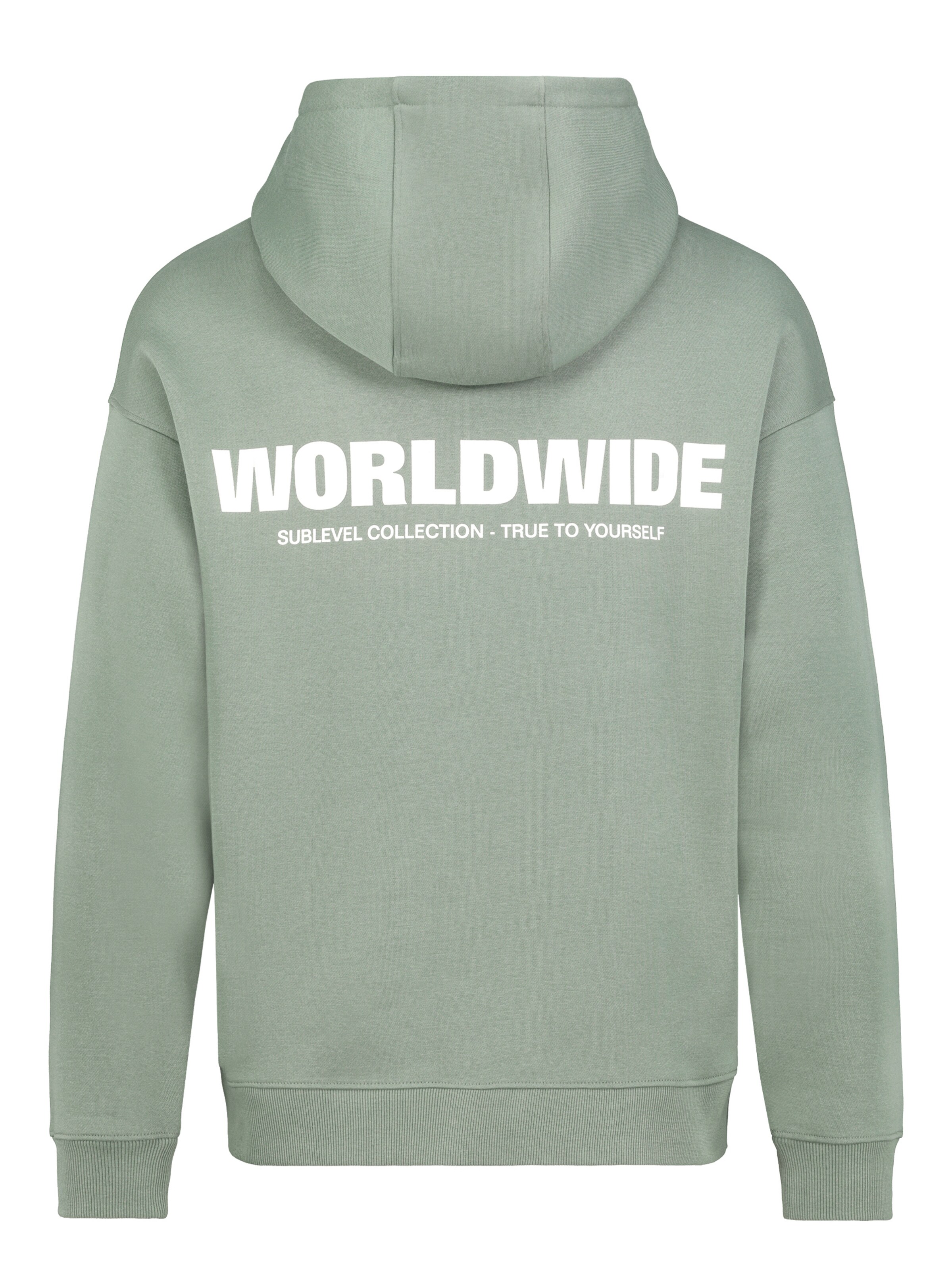 Sublevel Sweatshirt 'Worldwide' in Green