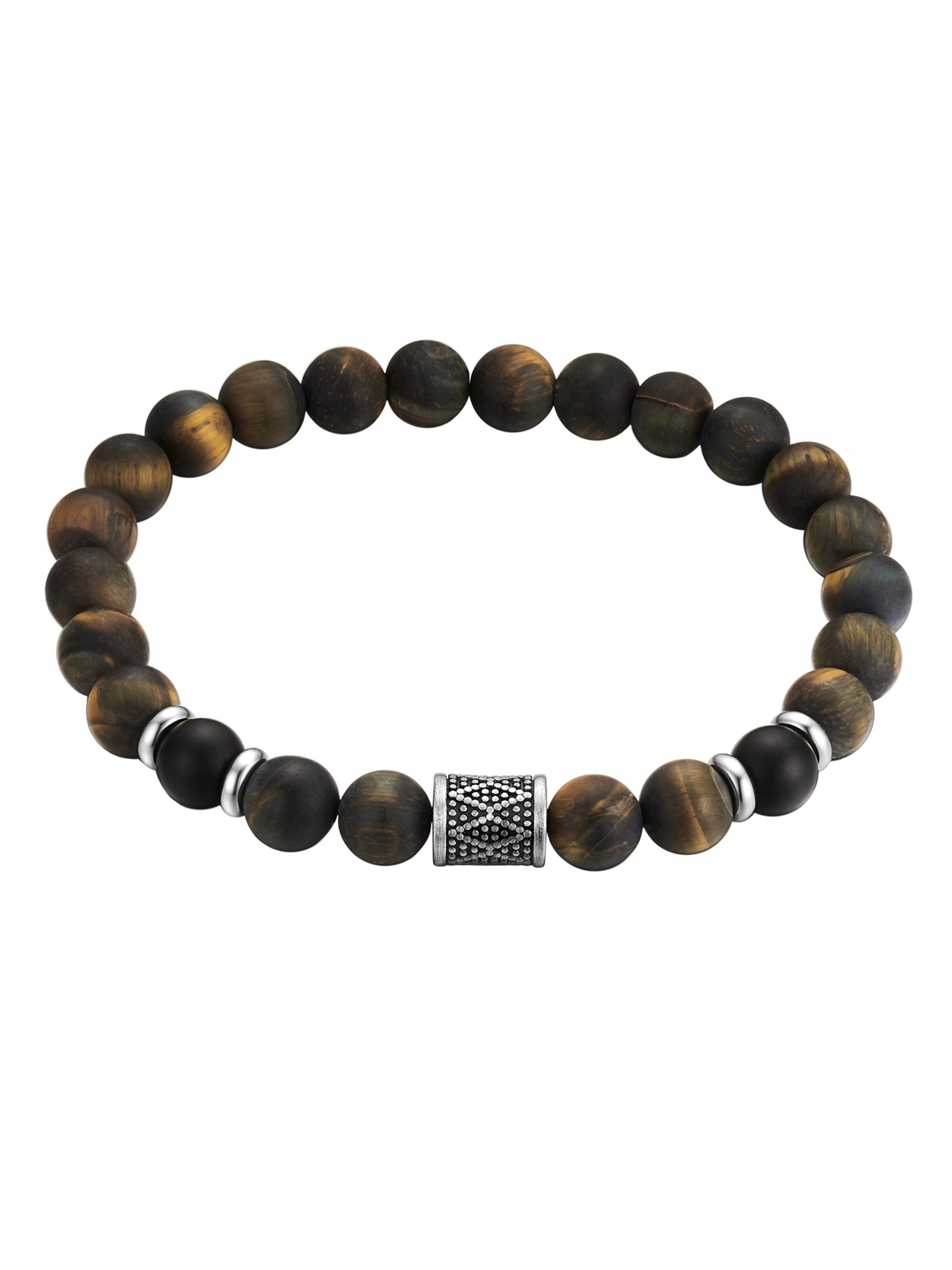 True Rebels Armband in Bruin: voorkant