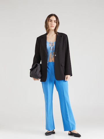 Marella Regular Trousers with creases 'CHILD' in Blue