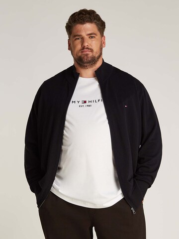 Vestes en maille Tommy Hilfiger Big & Tall en noir : devant