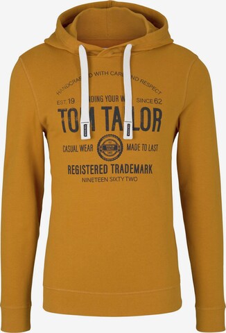 TOM TAILOR Sweatshirt in Braun: front
