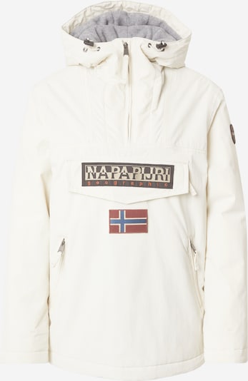 Geacă funcțională 'RAINFOREST' NAPAPIJRI pe bej / nisipiu / roșu / negru, Vizualizare produs