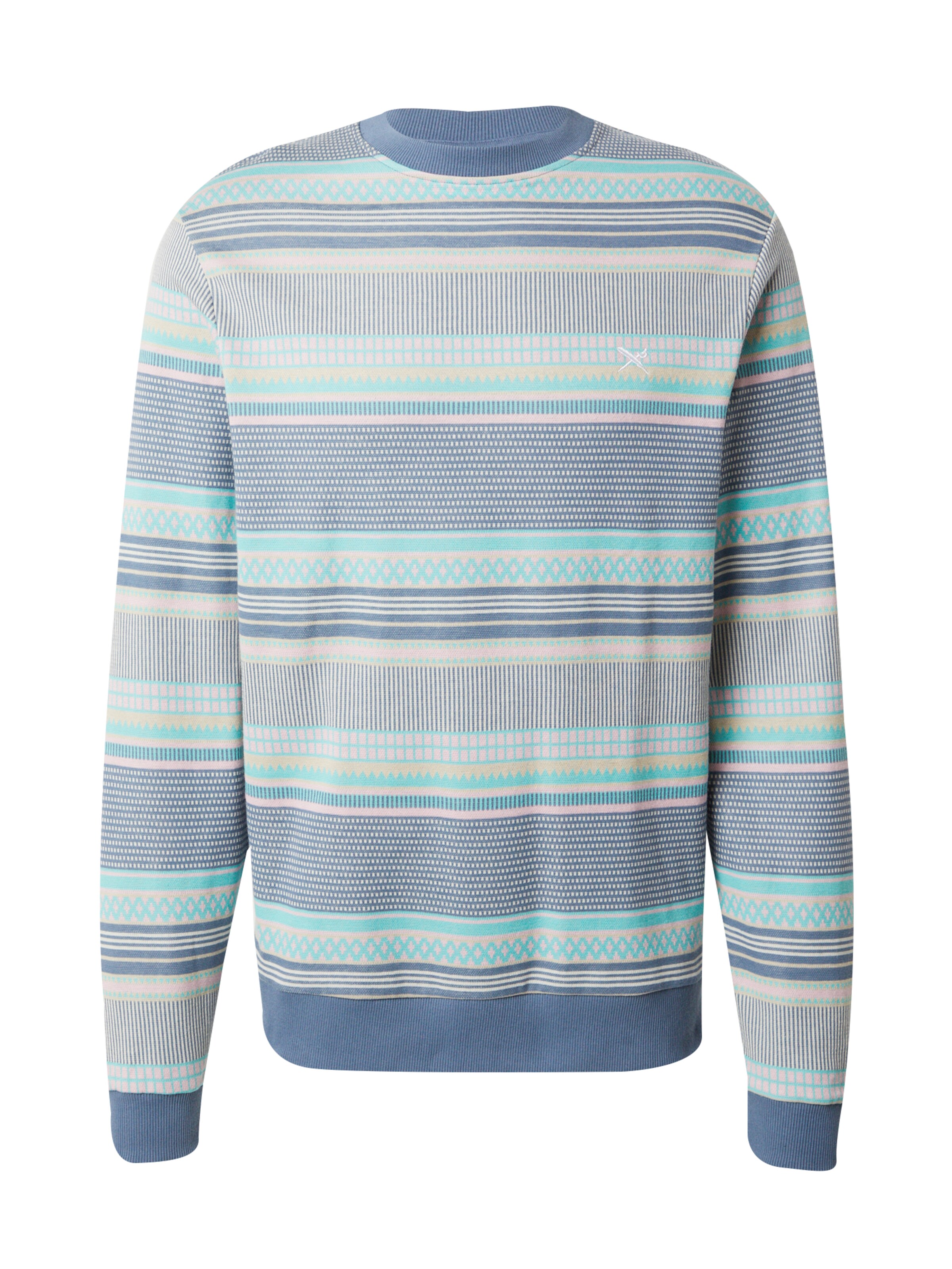 Iriedaily Sweatshirt 'Vintachi' in Blue: front