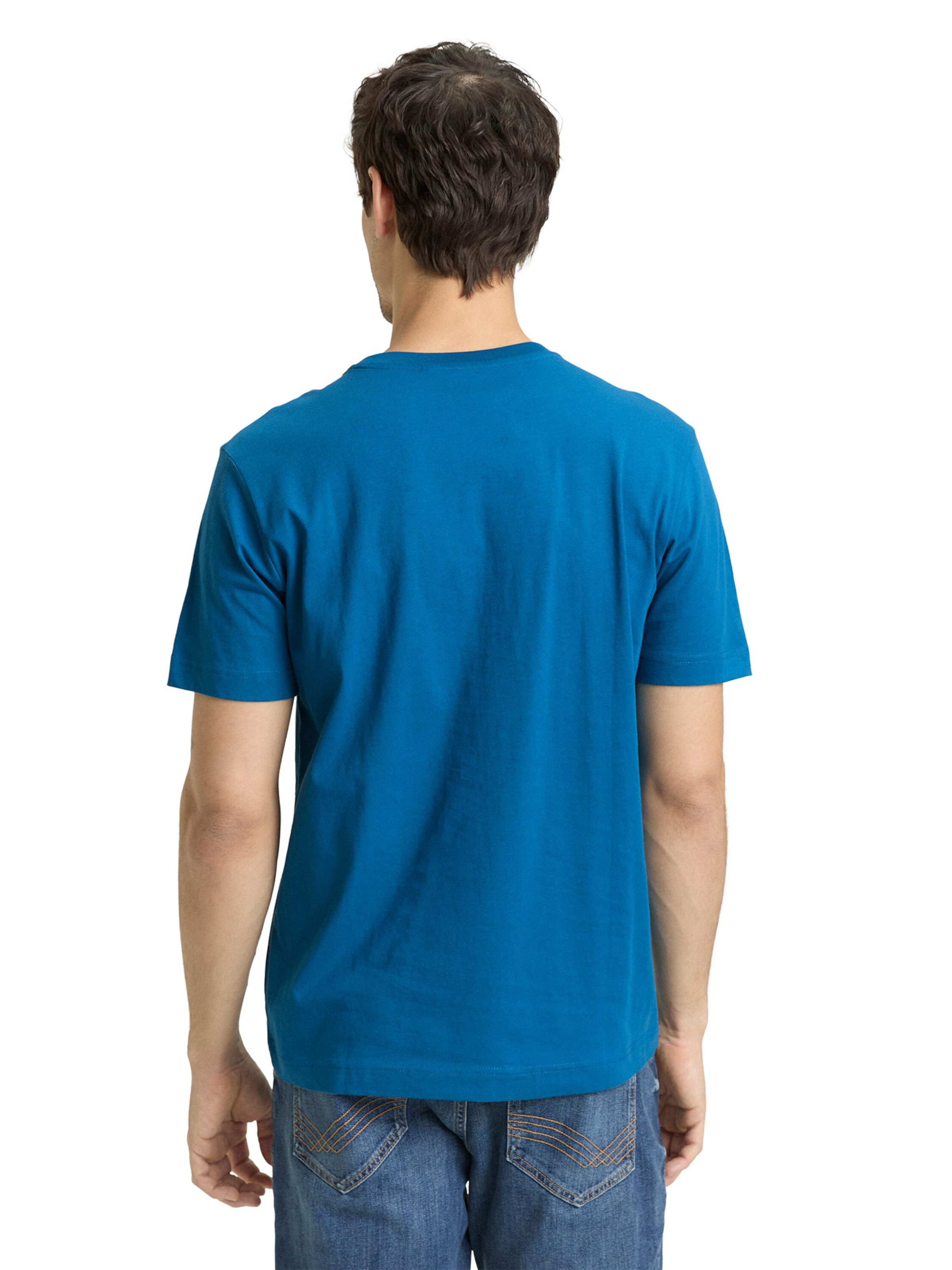 TOM TAILOR Tričko - Modrá