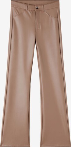 CALZEDONIA Flared Leggings 'thermo' in Brown: front