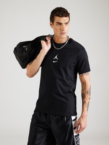 T-Shirt Jordan en noir : devant