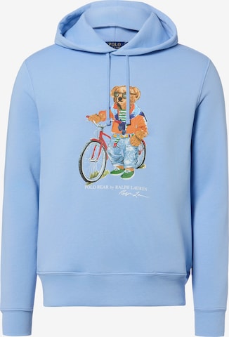 Sweat-shirt Polo Ralph Lauren en bleu : devant
