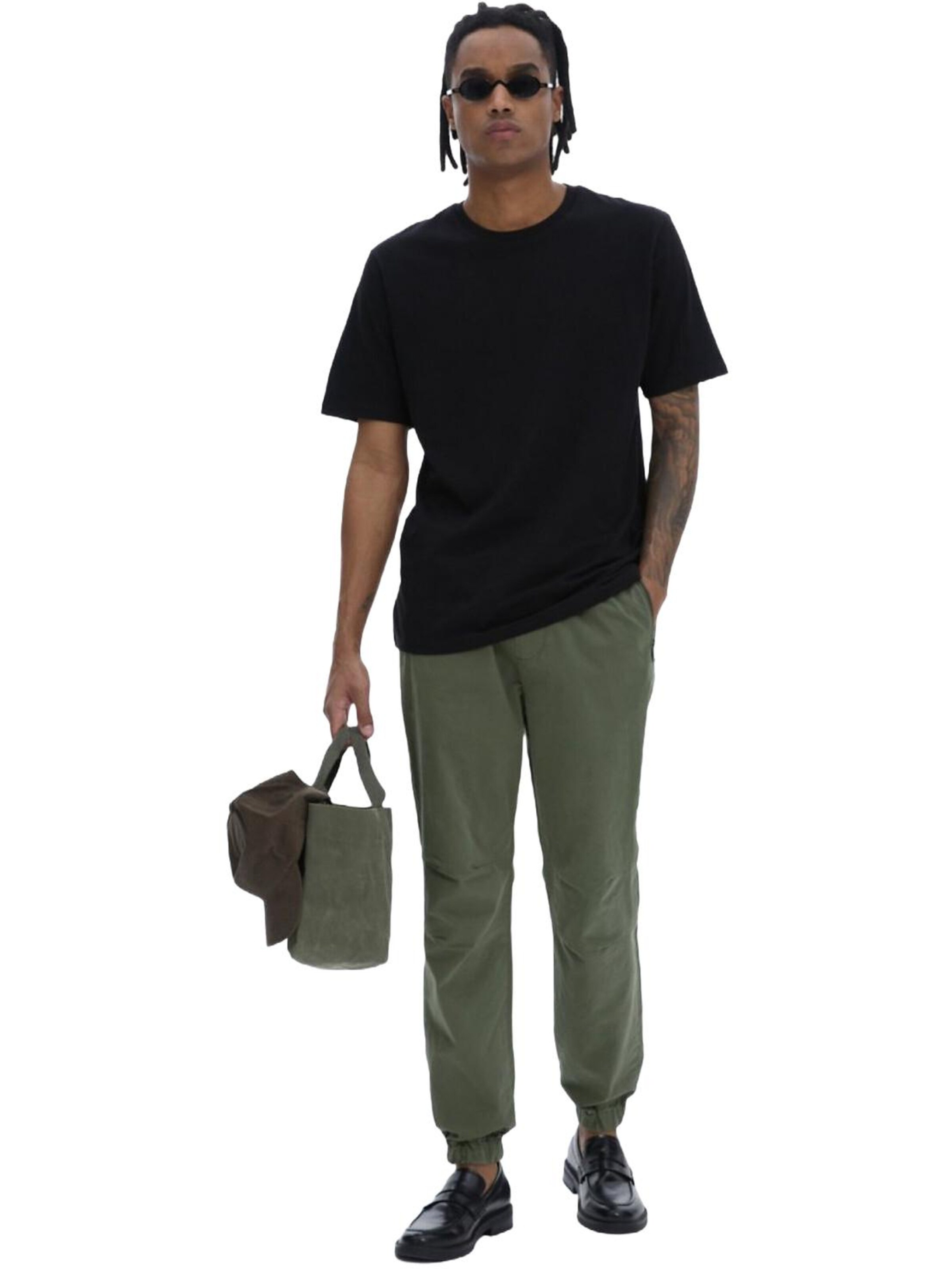 LTB Jeans - regular Vaquero 'LTB Jeans Herren-Gabardinehose' en verde