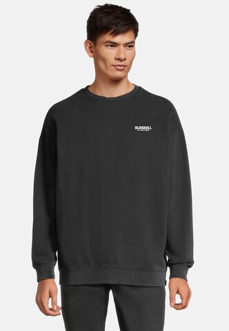 Oldskull Sweatshirt 'Peach Dyed Basic' in Schwarz