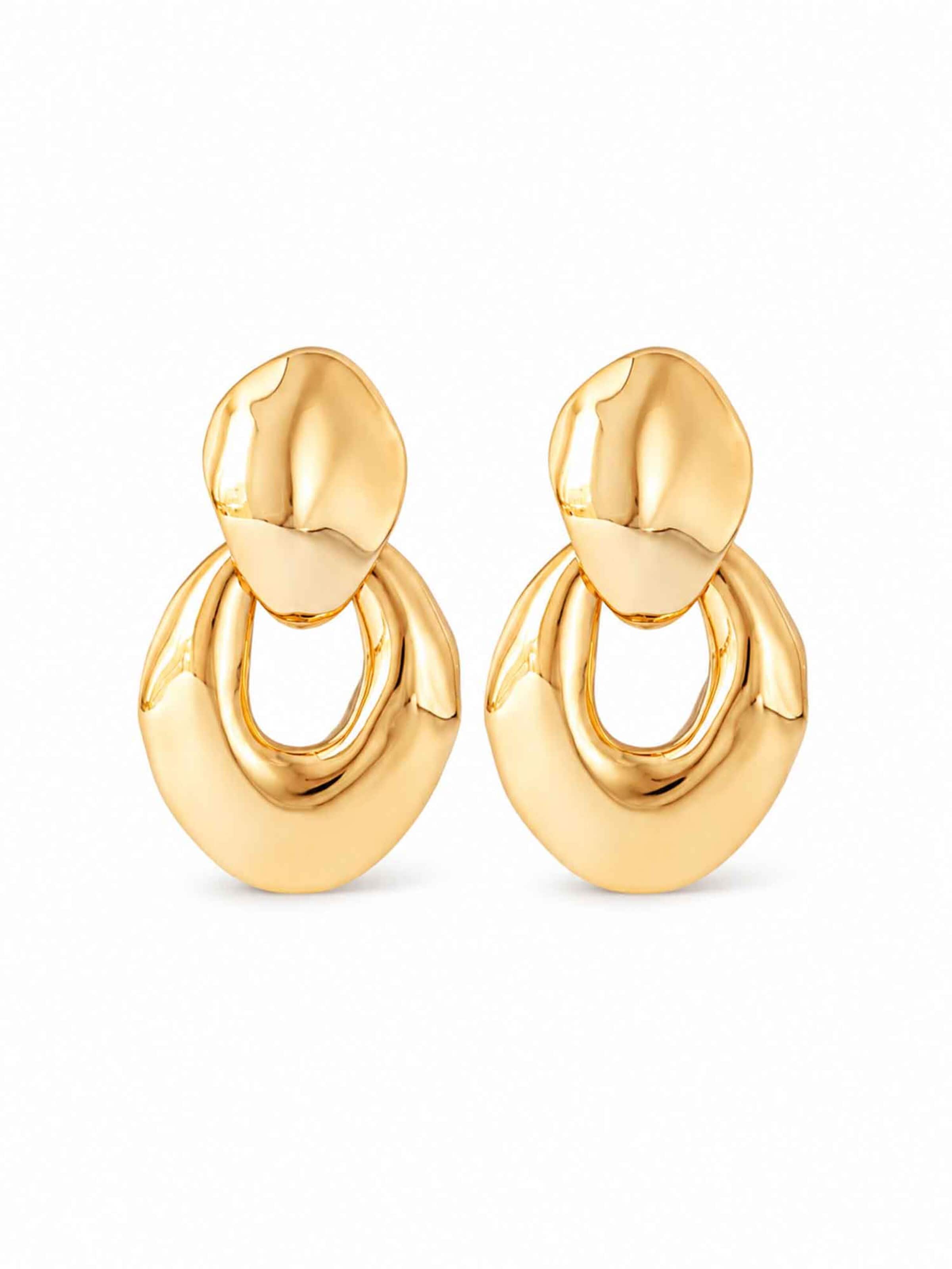 RteRme Earrings 'Kalila Earrings' in Gold: front