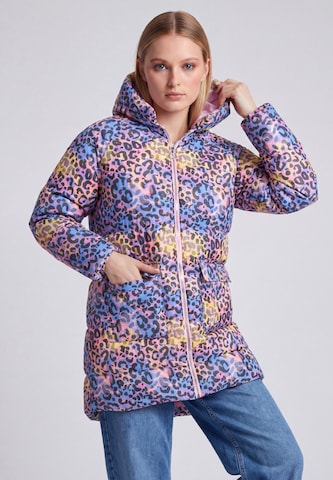 NOOTKI Winter Coat in Blue: front