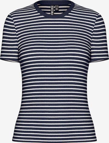 T-shirt 'PCSoffi' PIECES en bleu : devant