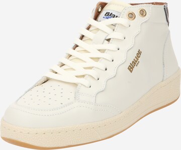 Blauer.USA Sneakers laag in Wit: voorkant