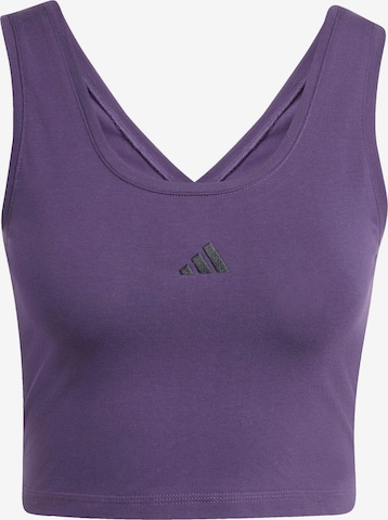 ADIDAS SPORTSWEARSportski top 'Essentials' - ljubičasta boja: prednji dio