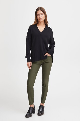 Fransa Skinny Broek 'Zalin' in Groen