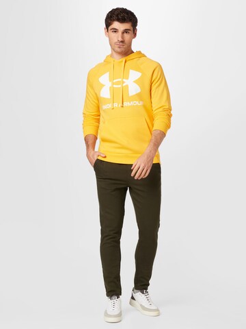 UNDER ARMOUR Sportsweatshirt 'Rival' in Gelb