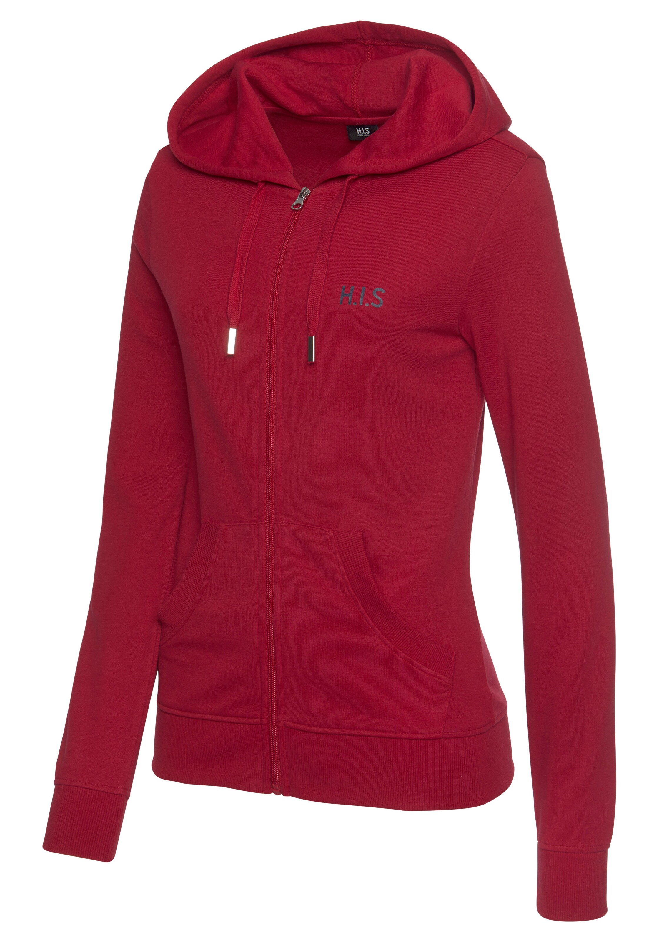 H.I.S Sweatjacke in Rot