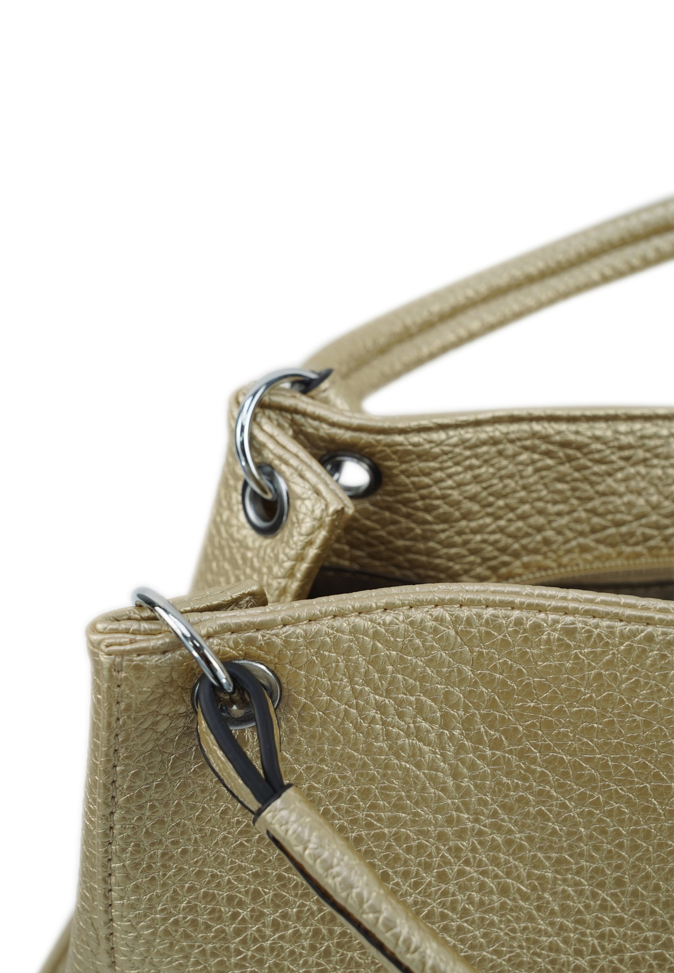 HARPA Shoulder Bag 'UZAY' in Gold