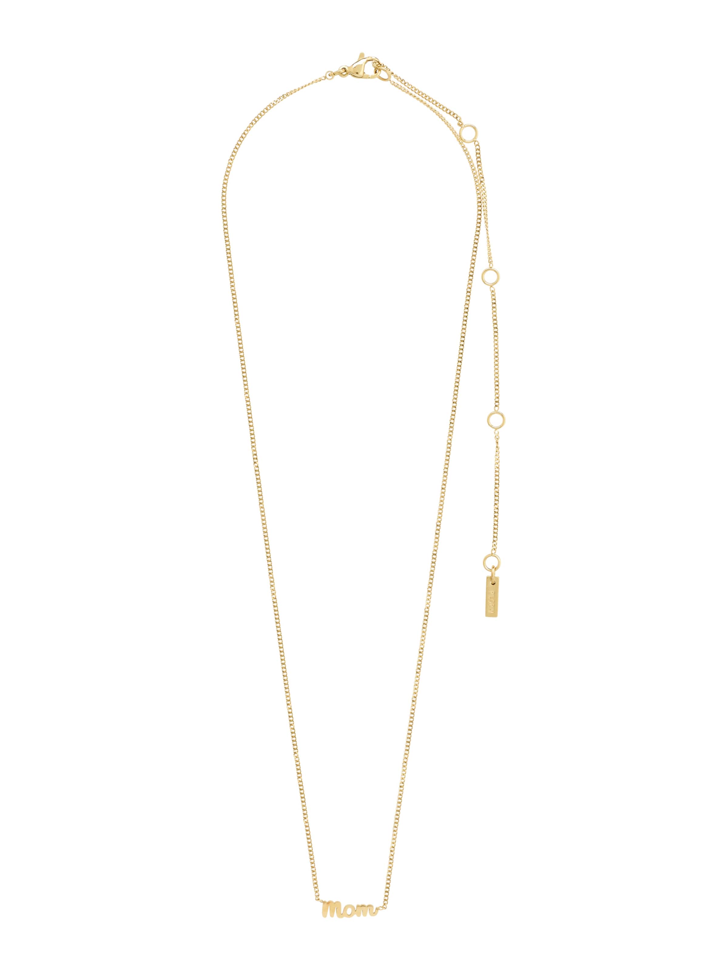 Pilgrim Necklace 'MOM' in Gold: front