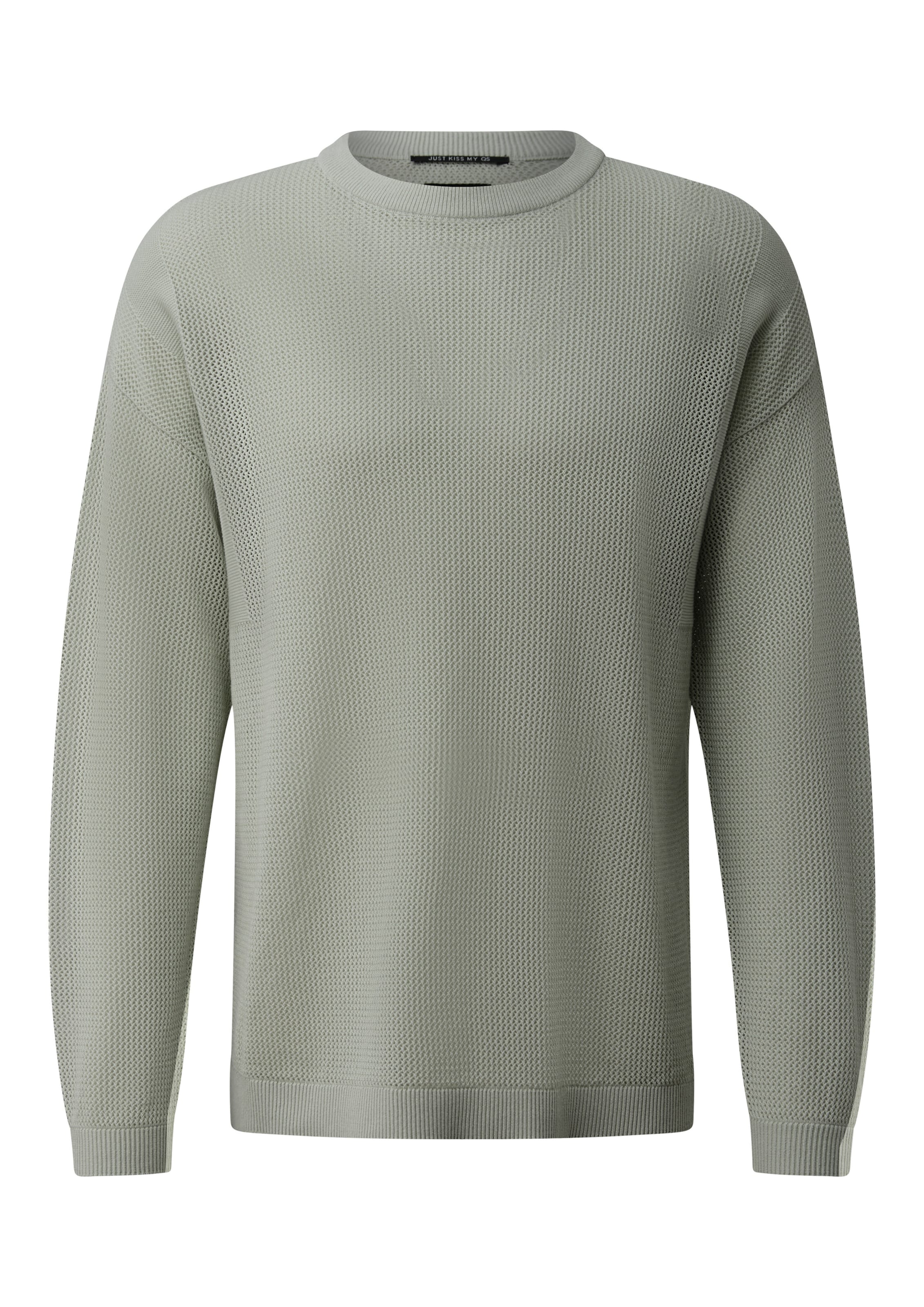 Pull-over QS en bleu : devant