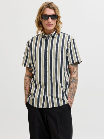 Coupe regular Chemise JACK & JONES en vert : devant