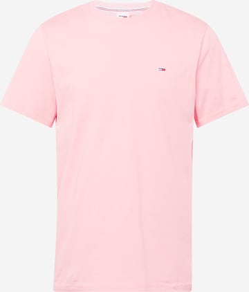 Tommy Jeans - Ajuste regular Camiseta en rosa: frente