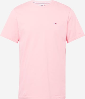 T-Shirt Tommy Jeans en rose : devant