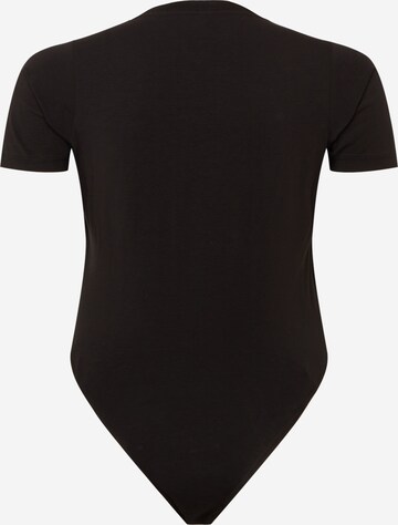 Tommy Jeans Curve Shirt bodysuit in Black