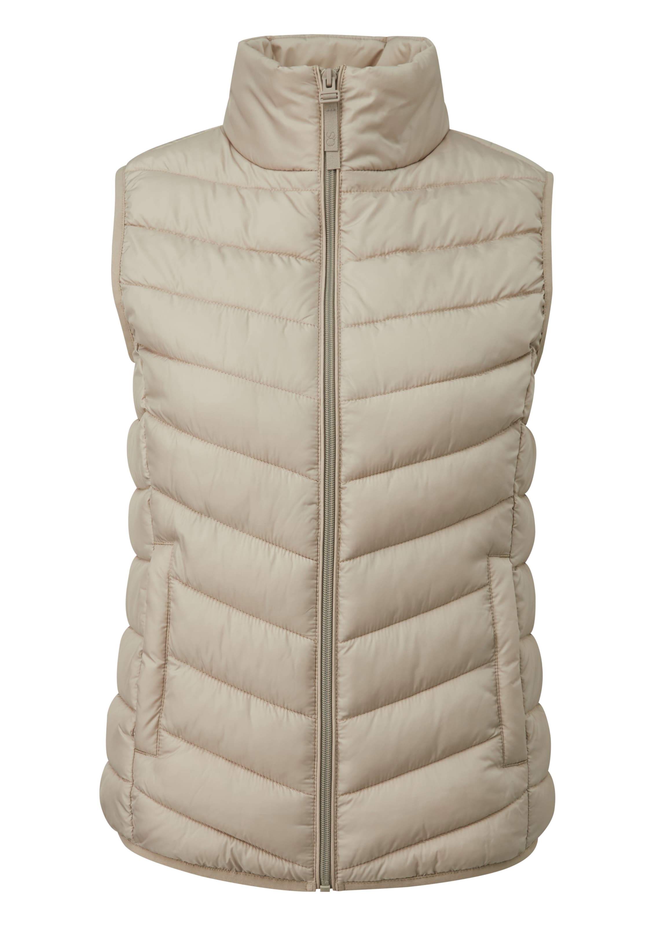 QS Vest in Beige: front