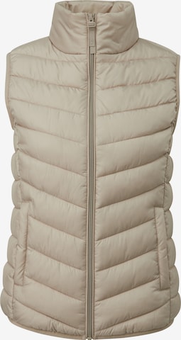 QS Weste in Beige: Vorderseite