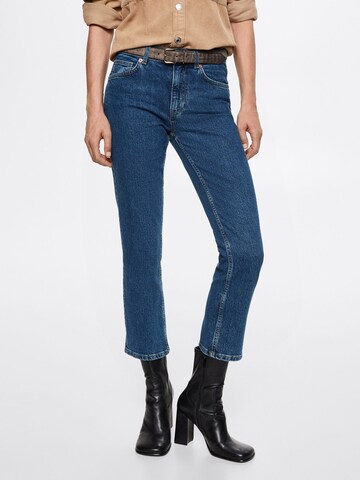 MANGO Slimfit Jeans 'KYLIE' in Blauw: voorkant