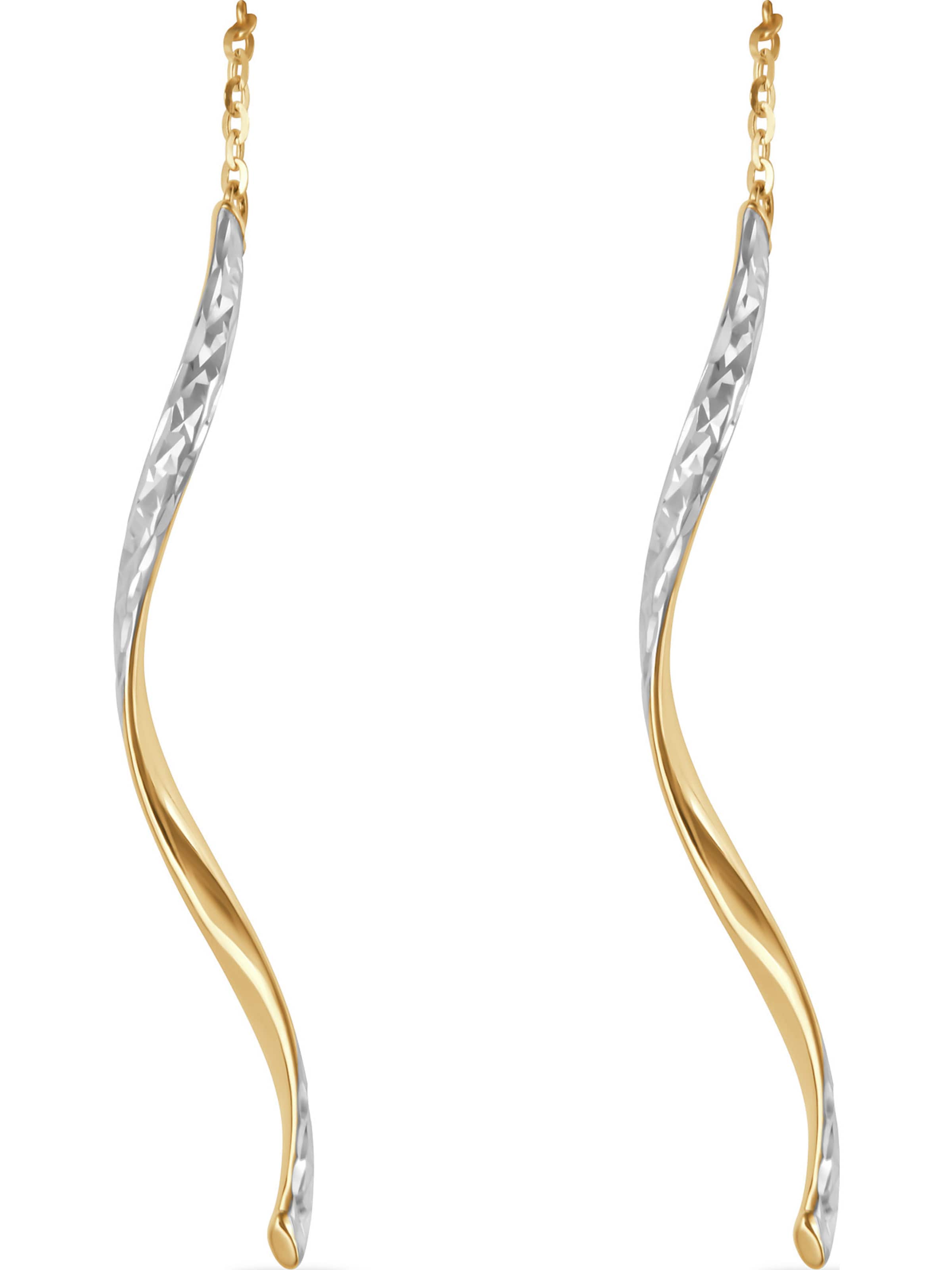 FAVS Ohrringe in Gelb: Vorderseite