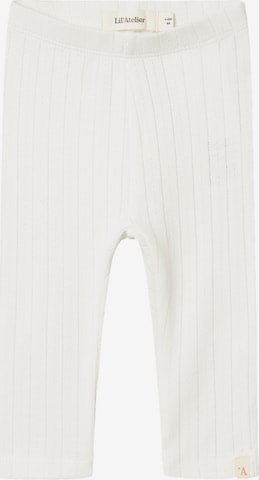Leggings 'NBFRachel' Lil'Atelier en blanc : devant
