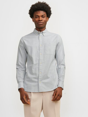 JACK & JONES Regular Fit Hemd 'BROOK' in Grün: predná strana