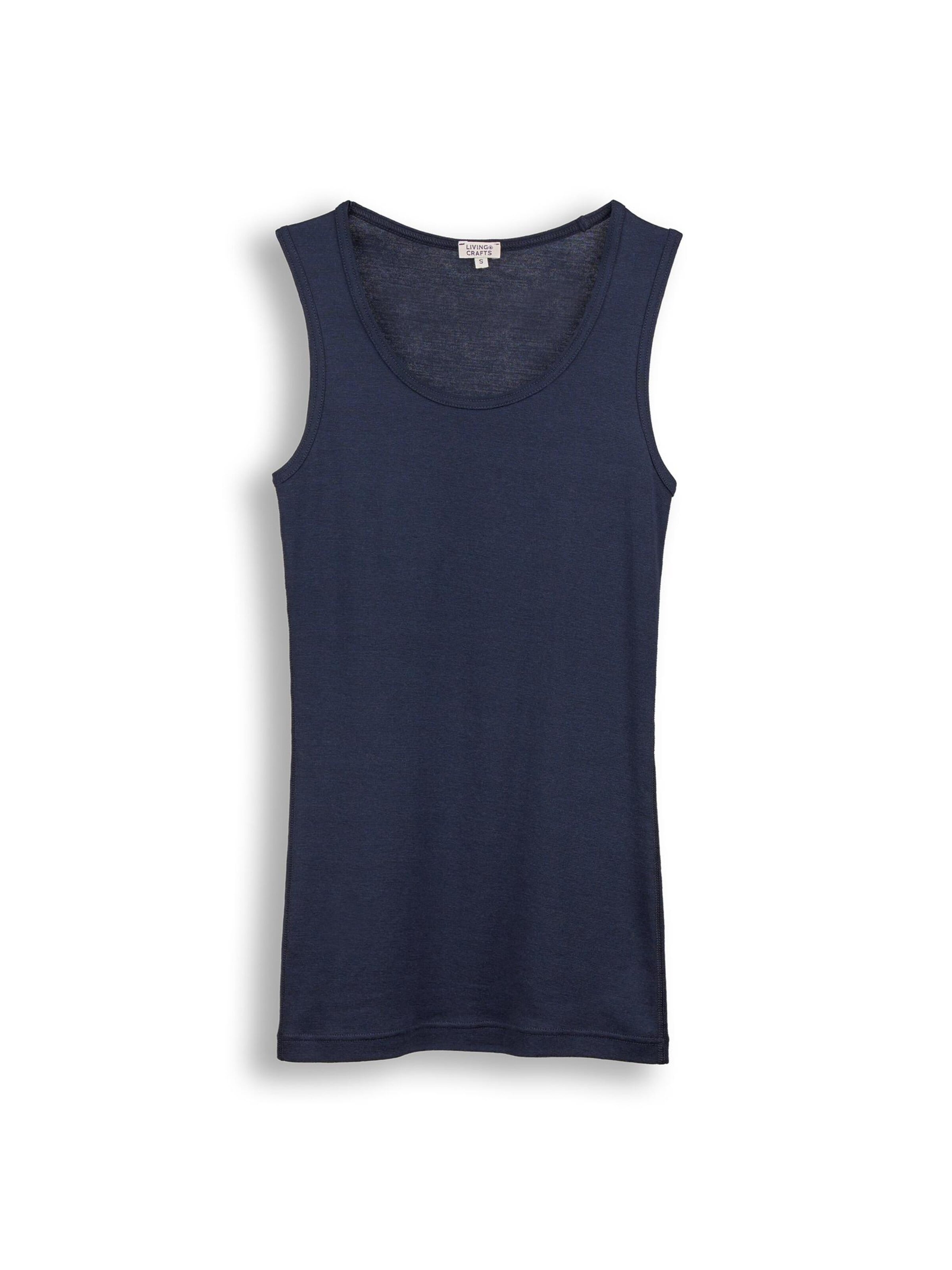 Living Crafts Undershirt 'BERYL' in Blue: front