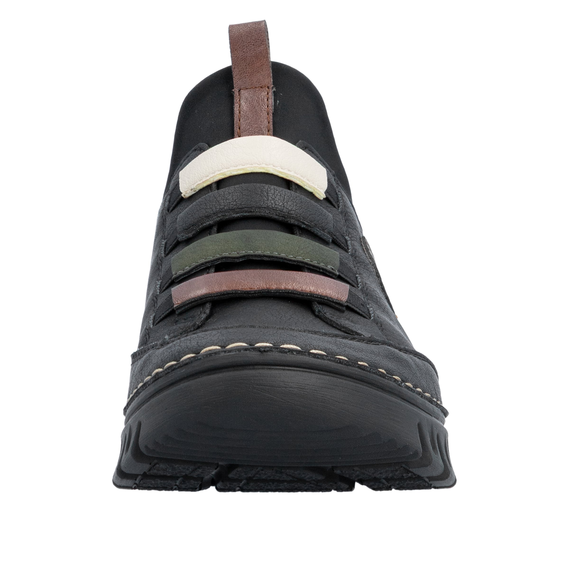 Rieker Slip On in Schwarz