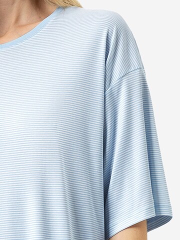 Mey Nachthemd 'Simple Stripes' in Blau