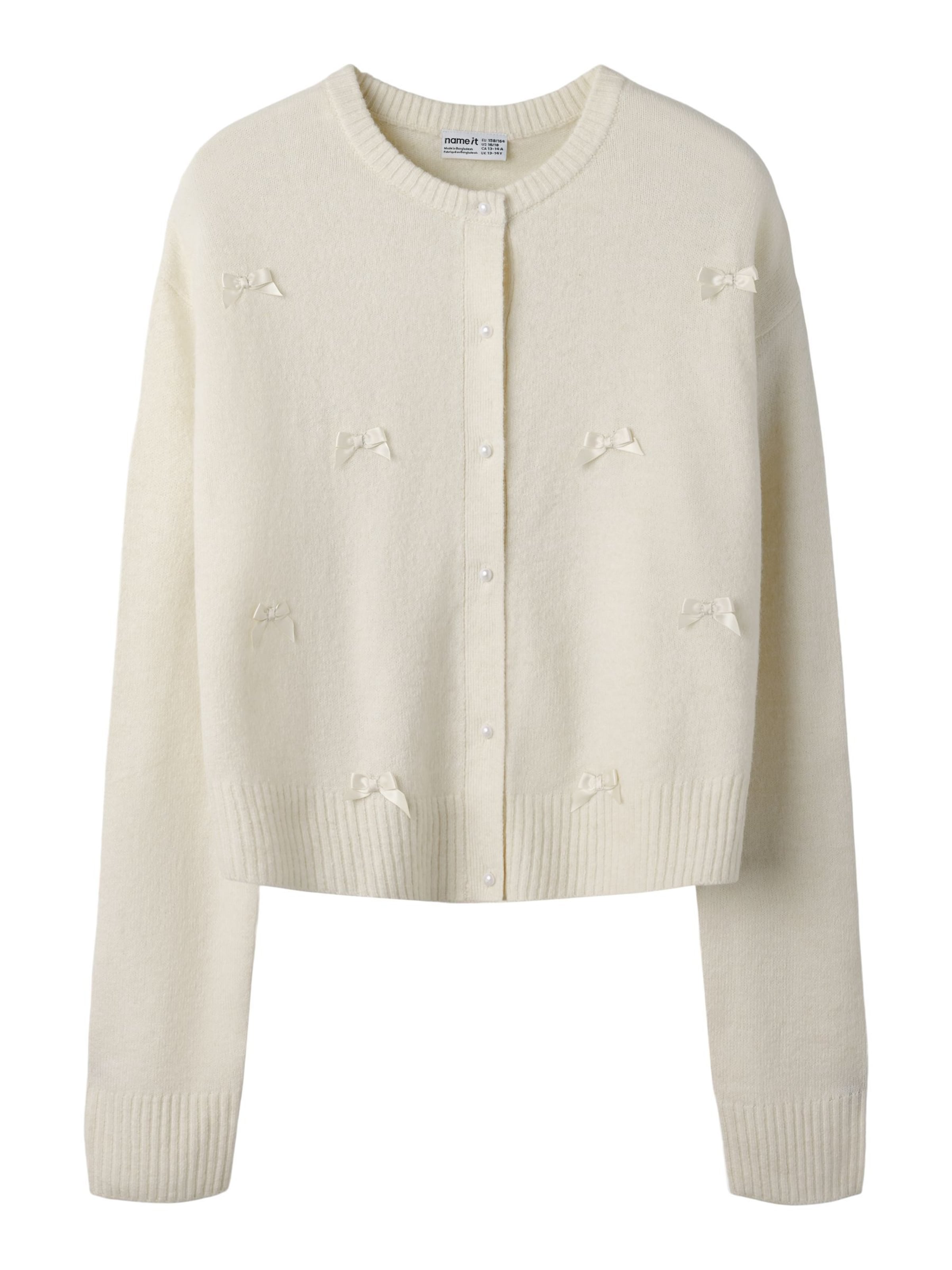 NAME IT Cardigan en blanc cassé, Vue avec produit