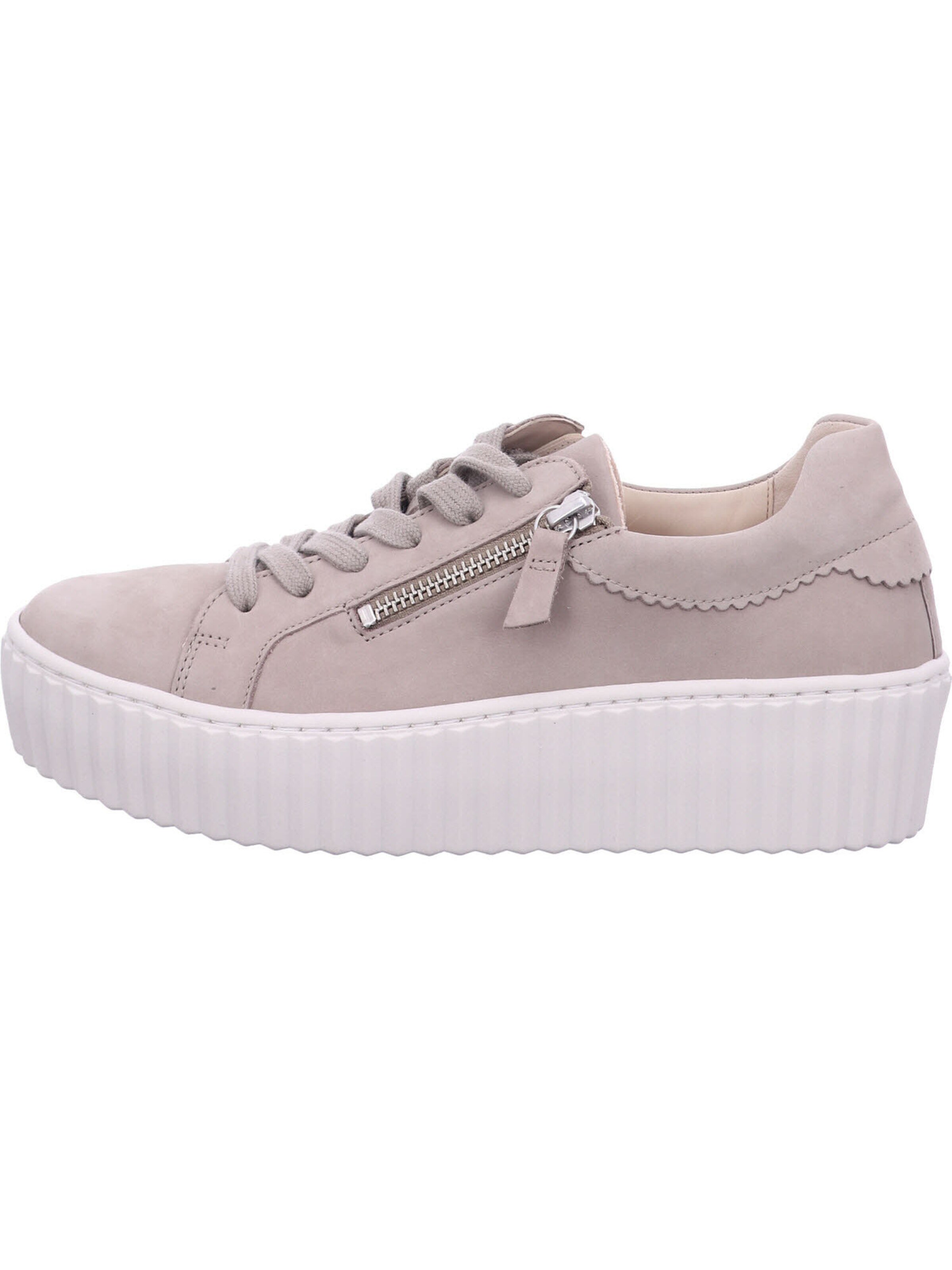 GABOR Schnürschuhe in Beige: Vorderseite