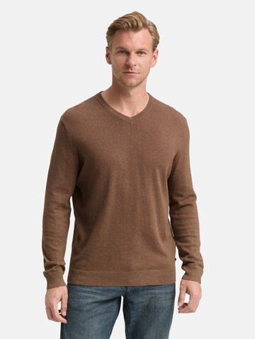 Pull-over TOM TAILOR en marron : devant
