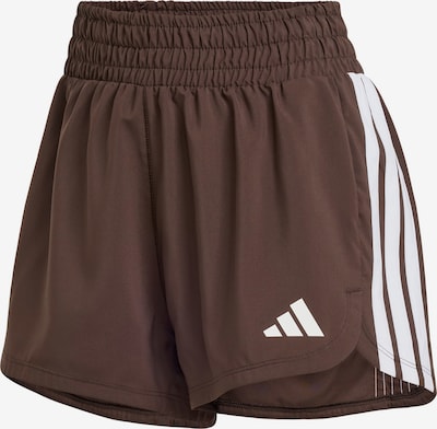 ADIDAS PERFORMANCE Sportske hlače 'Pacer' u tamno smeđa / bijela, Pregled proizvoda