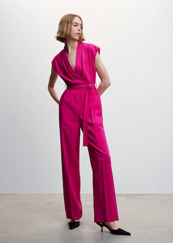 MANGO Jumpsuit 'Seven' in Pink