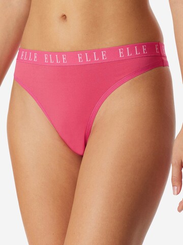 ELLE String ' Thong - ELLE LOGO ' in Gemengde kleuren: voorkant