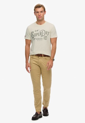 T-Shirt 'Heritage' Superdry & Co en blanc