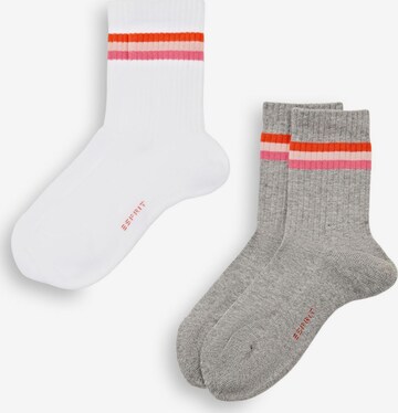 Chaussettes ESPRIT en gris : devant